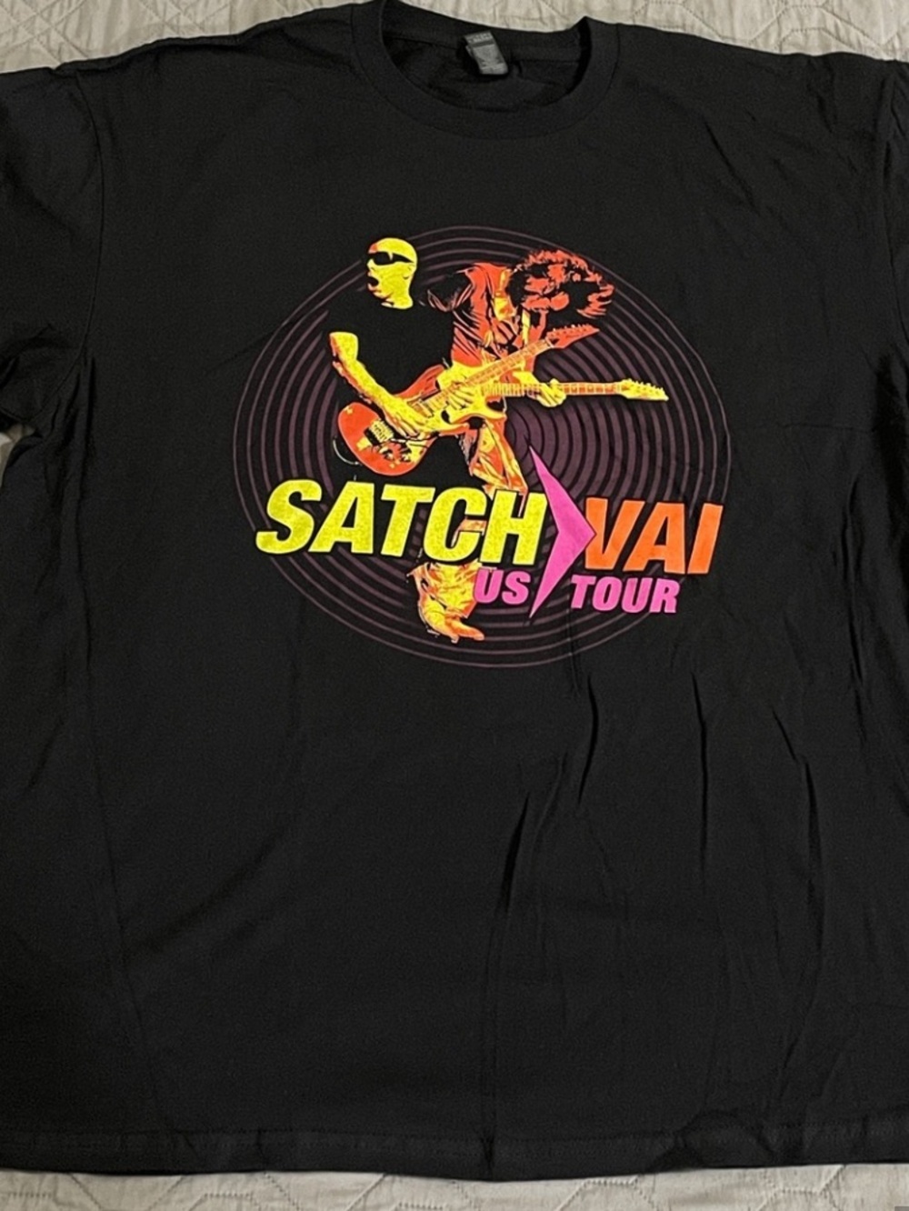 JOE SATRIANI AND STEVE VAI Tour Shirt Size XL - Picture 7 of 7